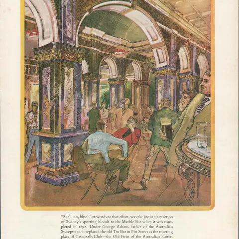 Original 1967 Guinness Print Sydney Australian Tin Bar G.E.4367.AThis Print Is Over 60 Years Old And