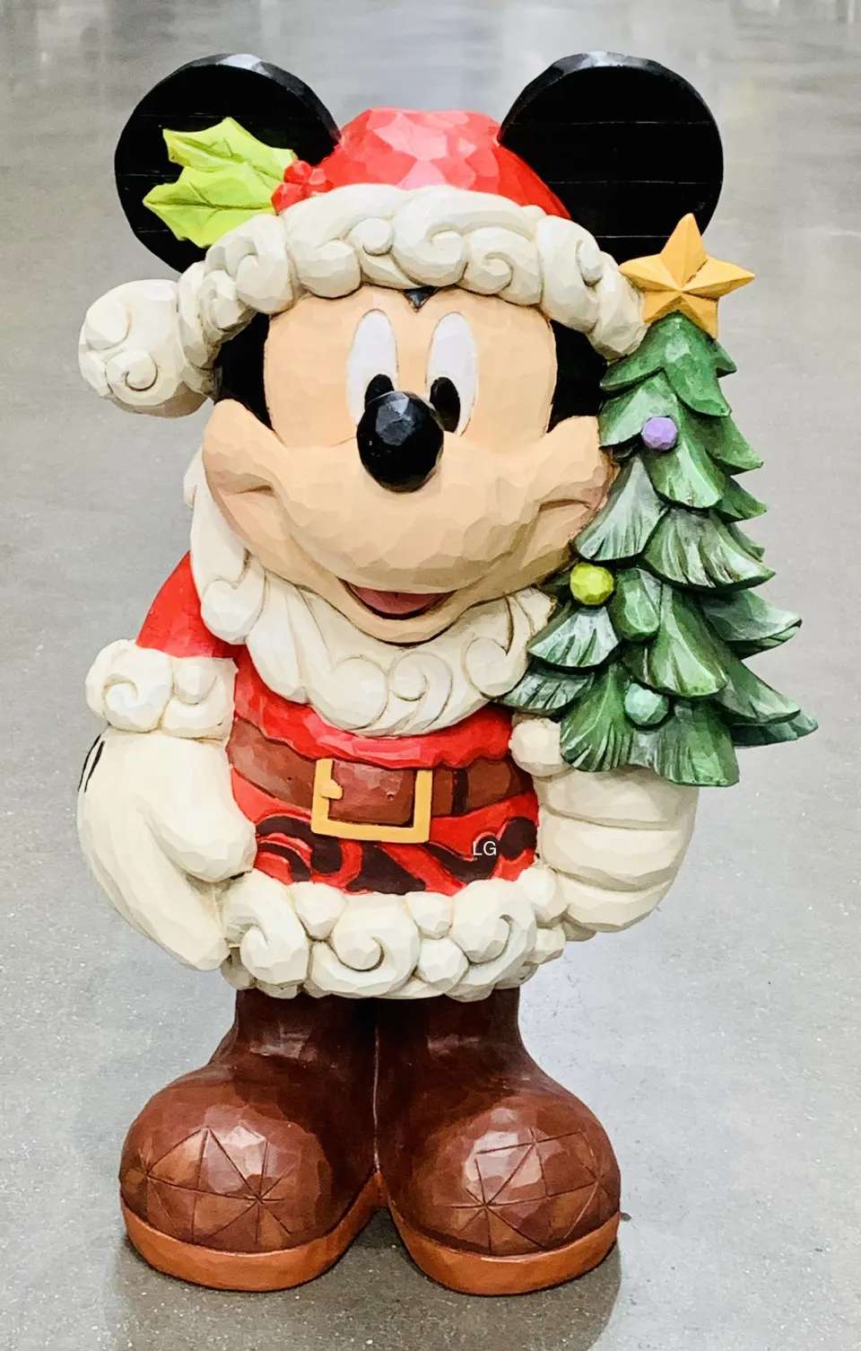 Disney Christmas Greeter Mickey Mouse Old St. Mick 17" 43cm Jim Shore Collectable New Sealed Box