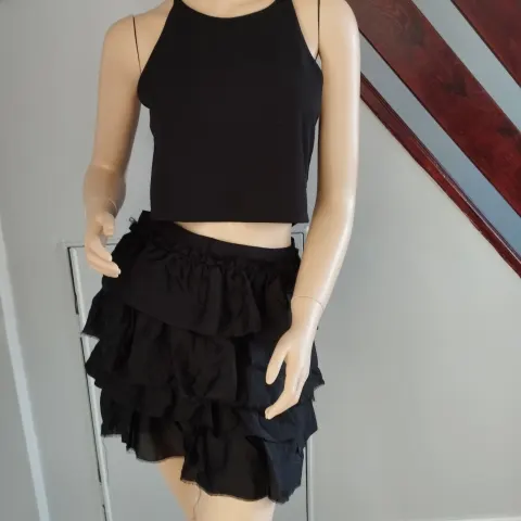 80 x Ladies Girls New Tags Topshop Black Shabby Layered Skirts Originally £30 each