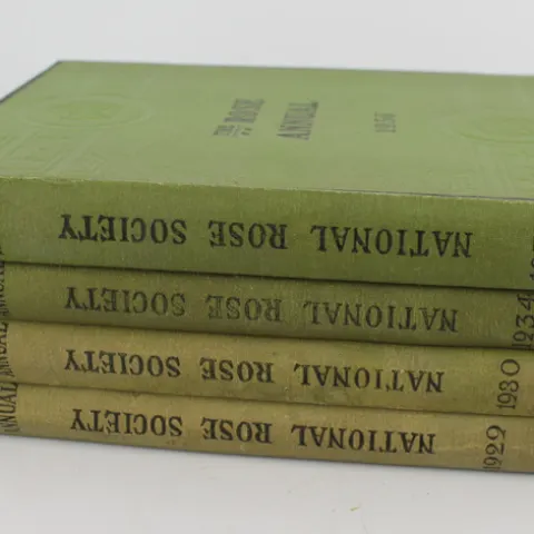 The Rose Annual 4 Volumes National Rose Society