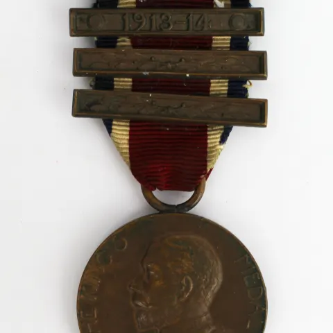 The King's Medal with Bar & Ribbon for L. Sumner