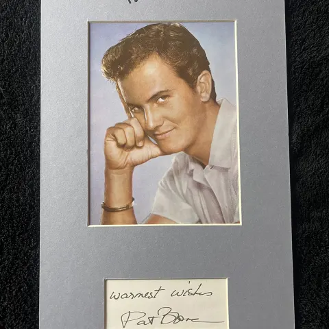 Pat Boone Signed