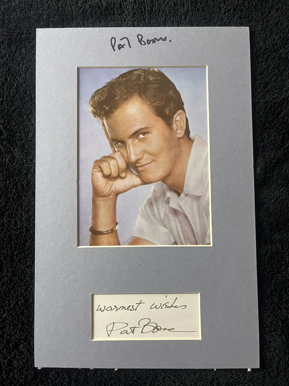 Pat Boone Signed