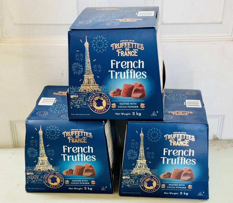 3 x Truffettes Cocoa Dusted Natural Truffles Two 1kg Packs BBE 7/25