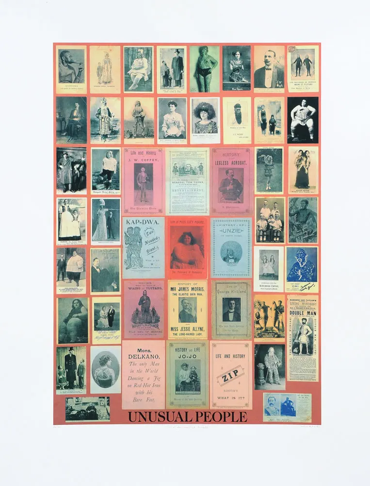 Sir Peter Blake RA Beatles Fame Original 1991 Set U Is For Unusual People Free Post Worldwide