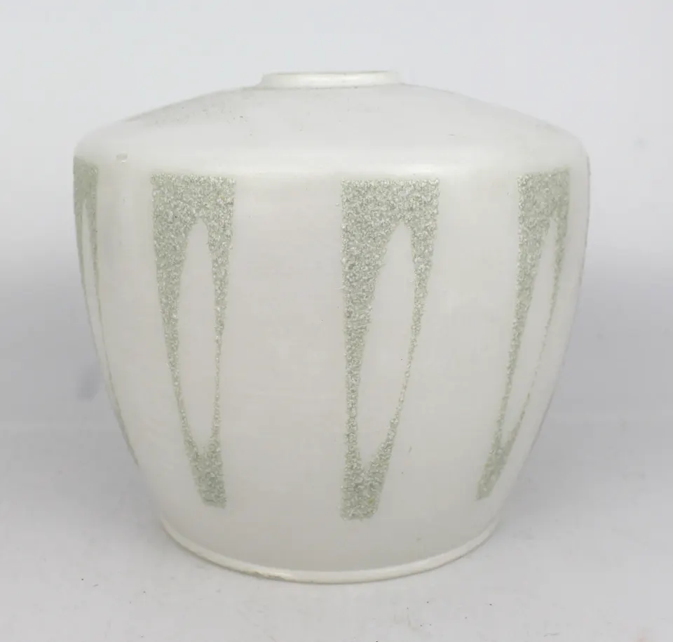 2 x White Contemporary Glass Lampshades