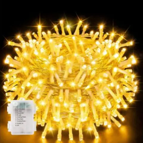 10 X 200 LED String Lights Battery Powered Total RRP £171.30 L5b