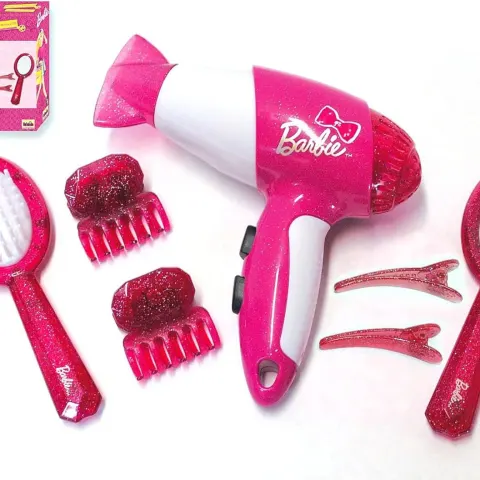 BARBIE Hair Dressing Set with Hair Dryer and Accessories. RRP £22.99 L5