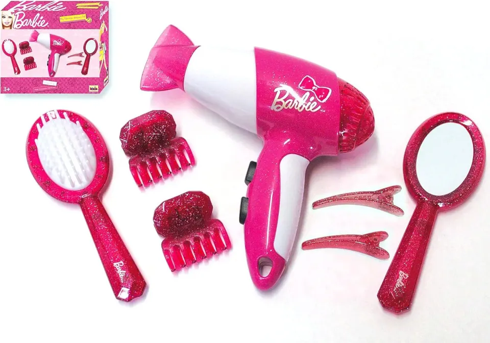 BARBIE Hair Dressing Set with Hair Dryer and Accessories. RRP £22.99 L5