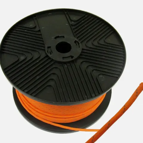 1/8" x 500 Feet Reflective Orange PP Paracord On Reel