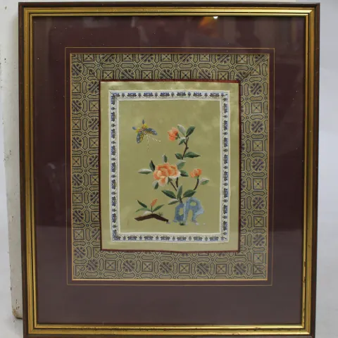 Silk Artwork Framed