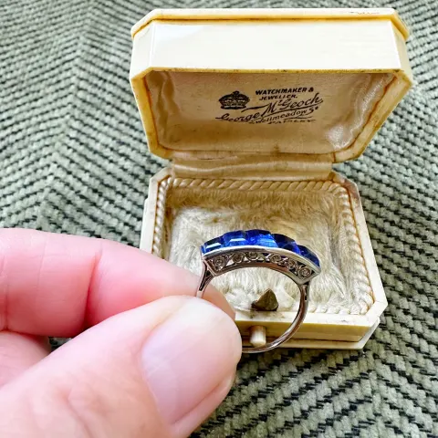 1930's Art Deco Sapphire Ring