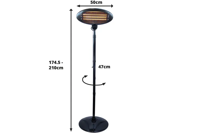 2KW Electric Patio Heater