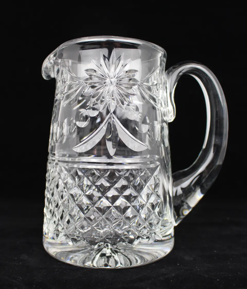 Stuart Crystal "Beaconsfield" Pattern Cut Glass Jug