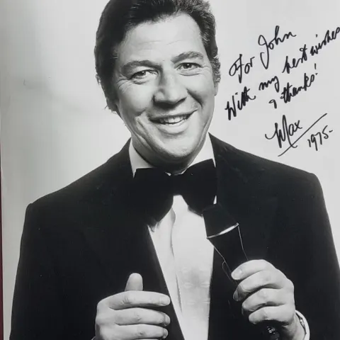 Max Bygraves Original Signature