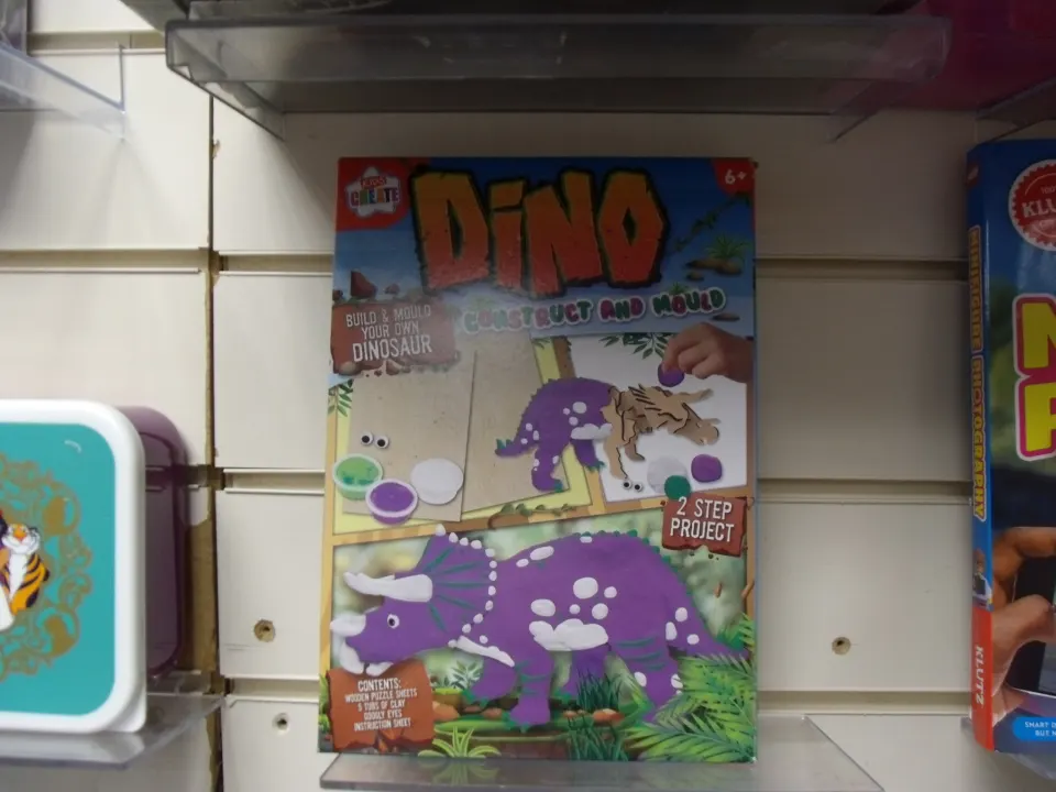 10pcs Dino Craft set with soft clay - fabulous activity set build your own dinosaur - 10pcs in lot