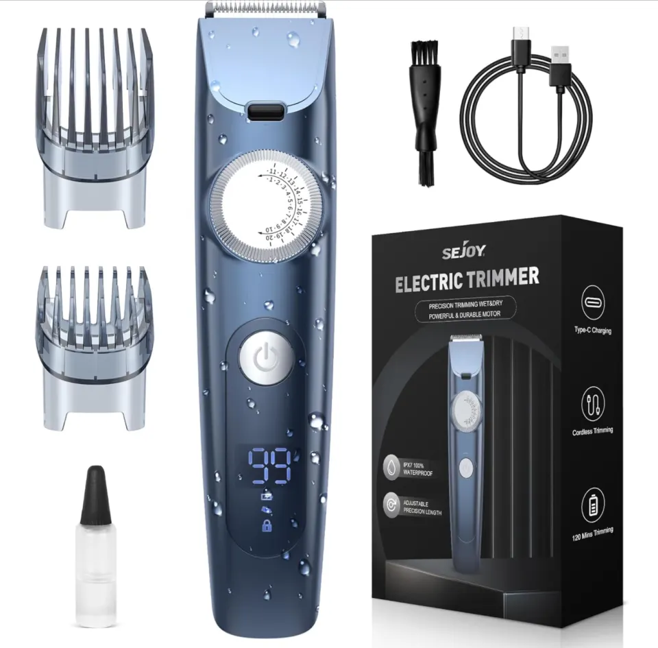 Beard Trimmer For Men, Hair Trimmer For Men Cordless Hair Clipper Shavers For Mustache Face Body.