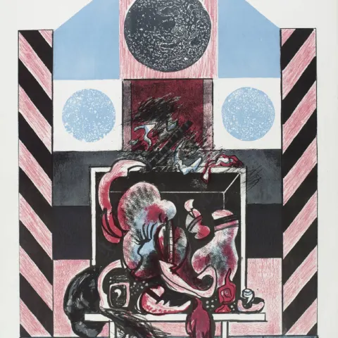 Kenneth Rowell Ritual Objects Signed Litograph