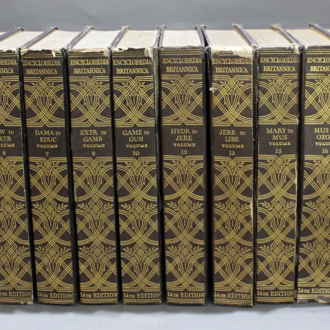 18 Volumes Part Encylopaedia Britannica 14th Edition