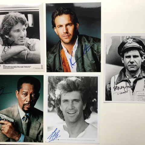 HOLLYWOOD STARS; Morgan Freeman, Mel Gibson, Harrison Ford & more