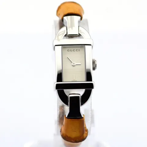 Gucci / 6800L Bamboo Strap - (Unworn) Lady's Steel Wrist Watch