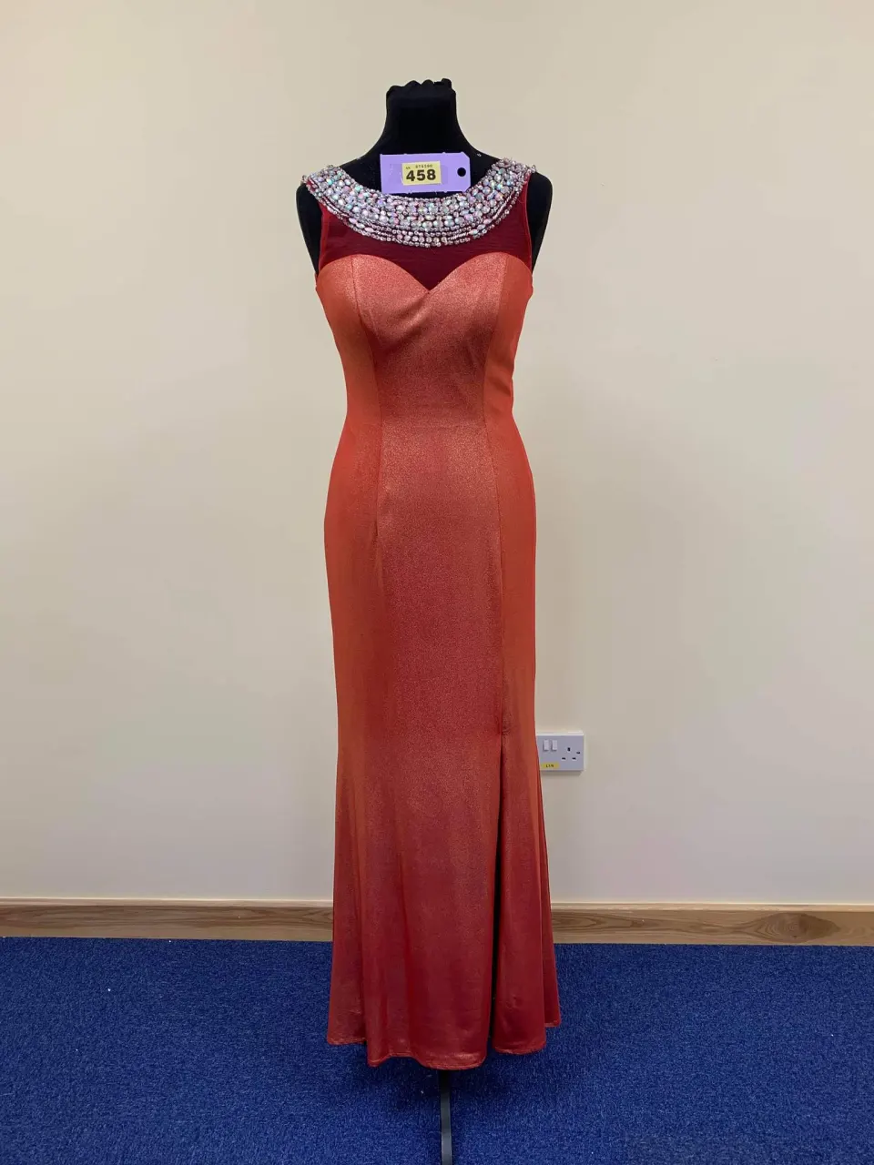 Bronze evening dress from Crystal Breeze size 6 to 8