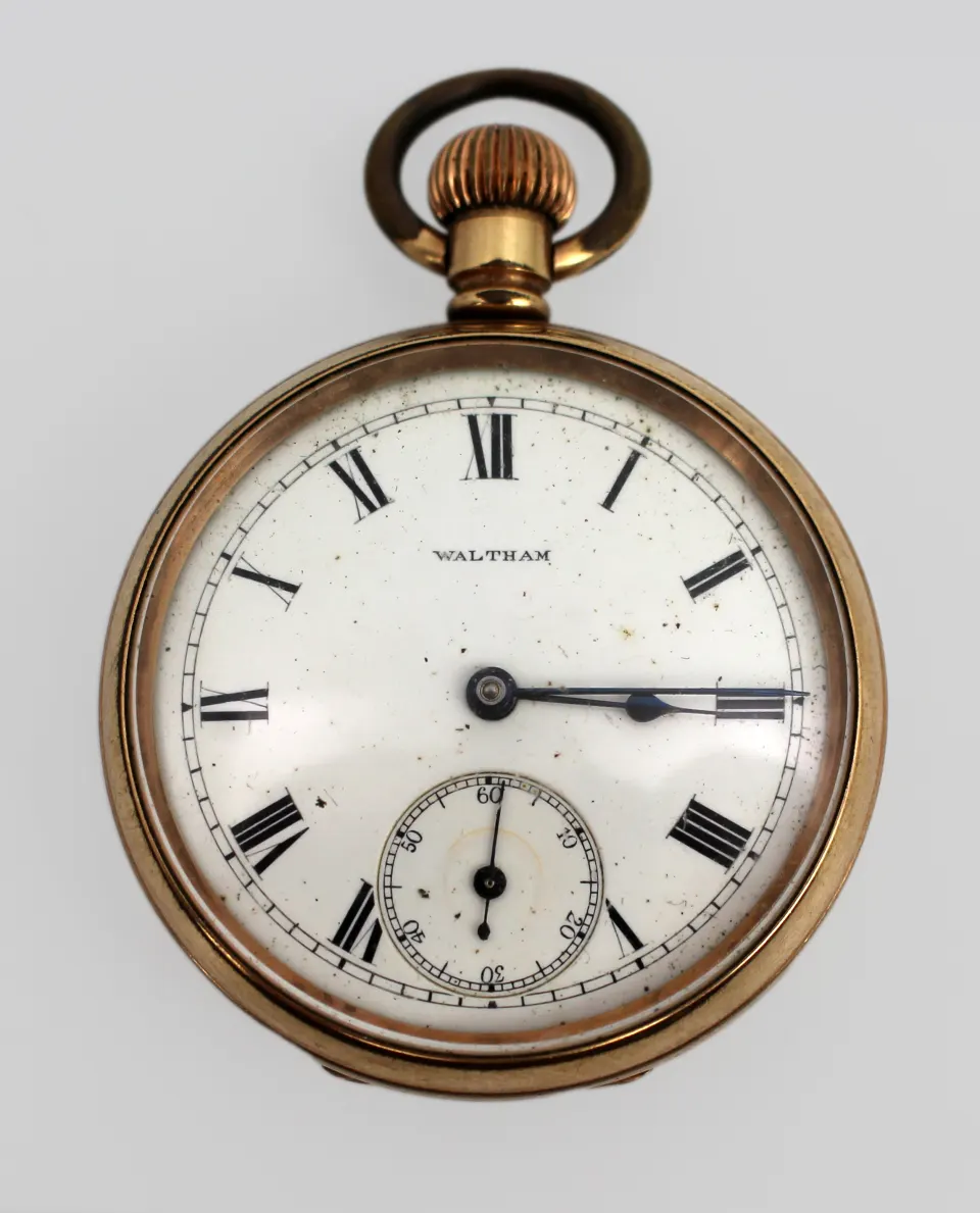 Gold Plated Waltham Pocket Watch