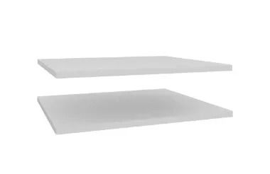 Approx 50 Sets Of 2 Form Darwin White Shelves. Size 50cm(L) X 37cm(D). RRP 30.00 Pair