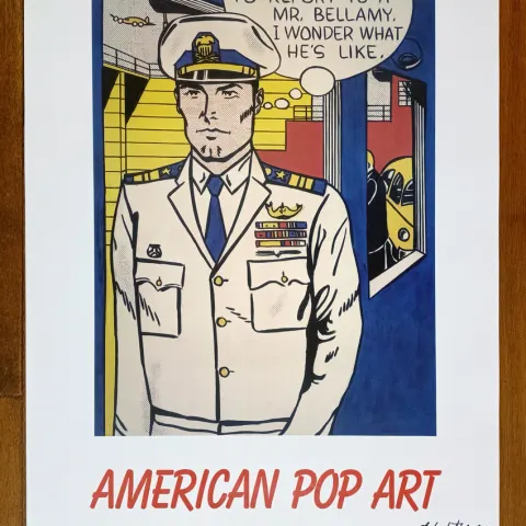 Roy Lichtenstein Poster "Mr. Bellamy" Signed 1990-1999 (#0469)
