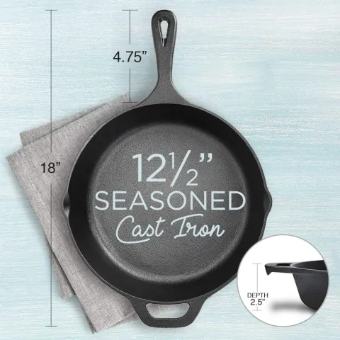 Pallet of Pre-Seasoned Cast Iron Skillets