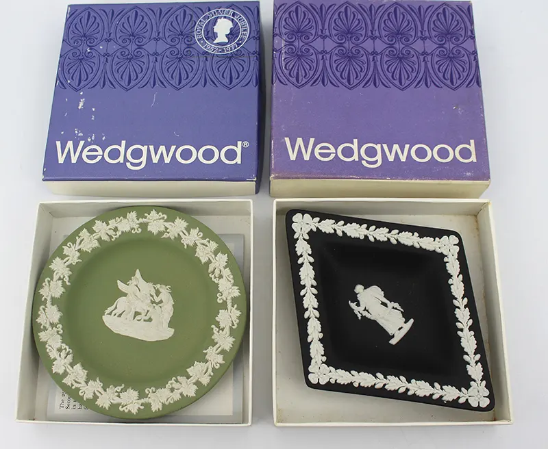 Pair of Wedgwood Jasperware Trinket Dishes