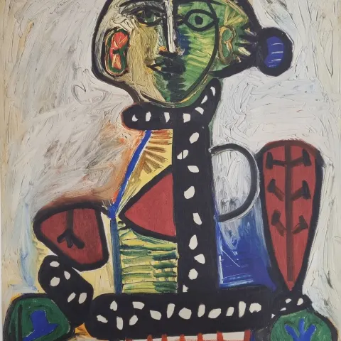 Limited Edition on Silk by Pablo Picasso