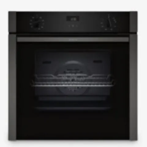 Neff N50 Slide and Hide B3ACE4HG0B Built Under Electric Single Oven, Graphite Grey  Pat tested- 2.9