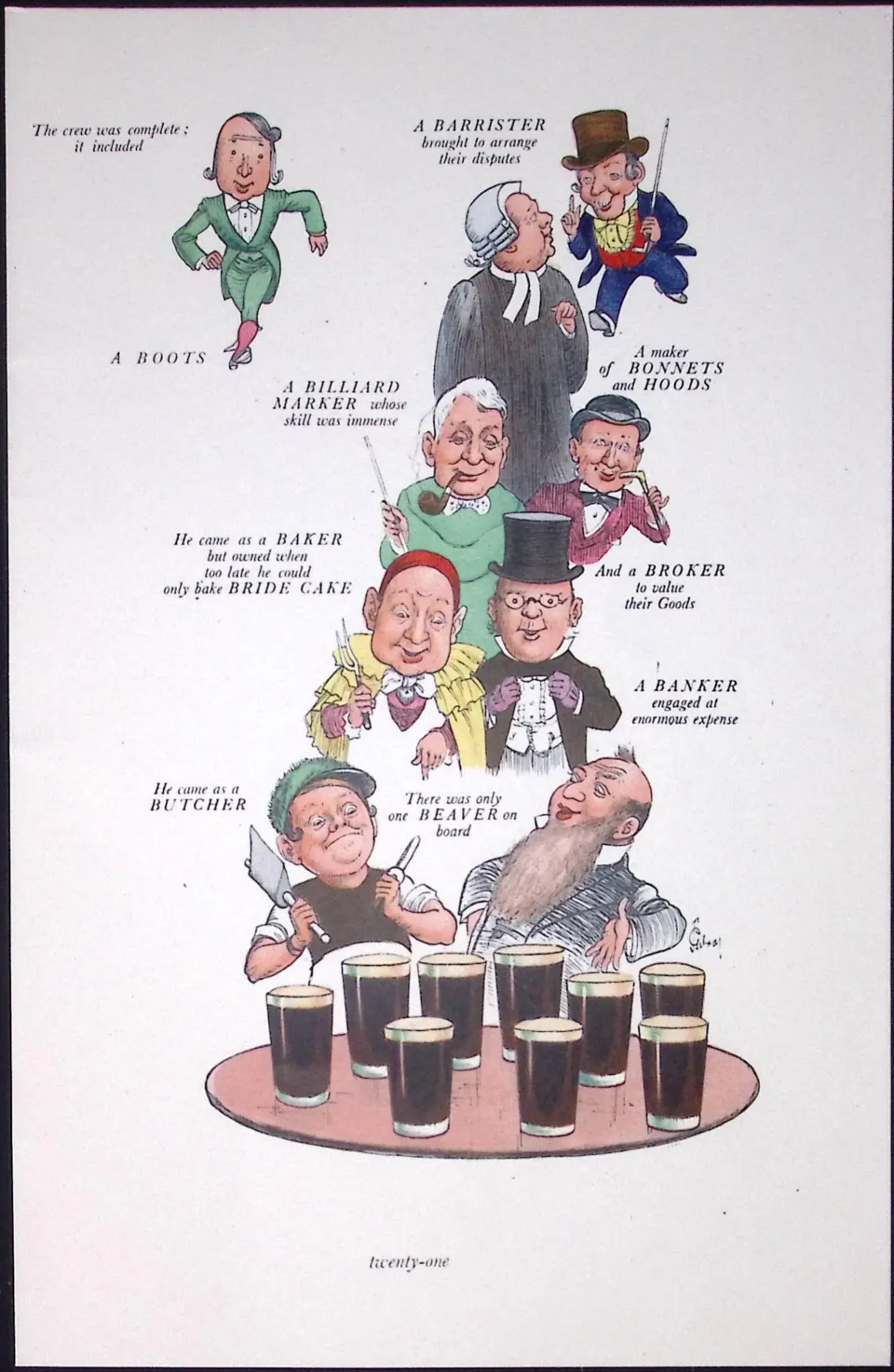 Guinness 92 Years-Old Rare  Illustrated by John Gilroy 1933 The Guinness Alice-.1