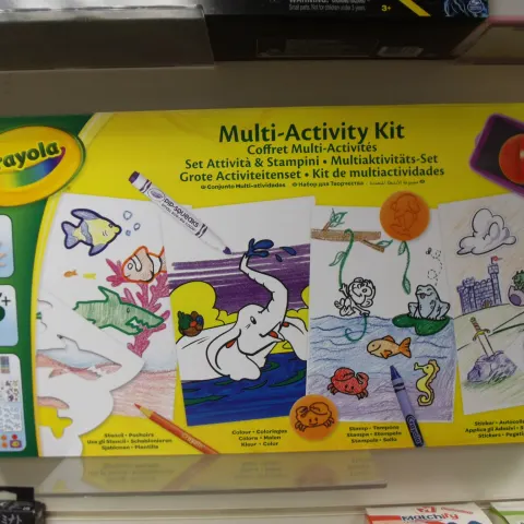 1pc x Large Crayola craft set multi activity set with crayons , stencils , craft and more