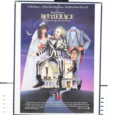 Original "Beetlejuice" Cinema Poster