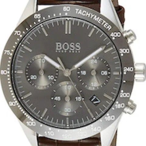 Hugo Boss 1513598 Men's Talent Brown Leather Strap Chronograph Watch