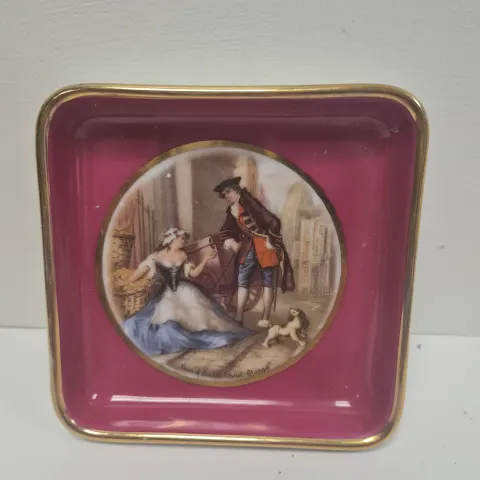 Pre owned small French limoges tray