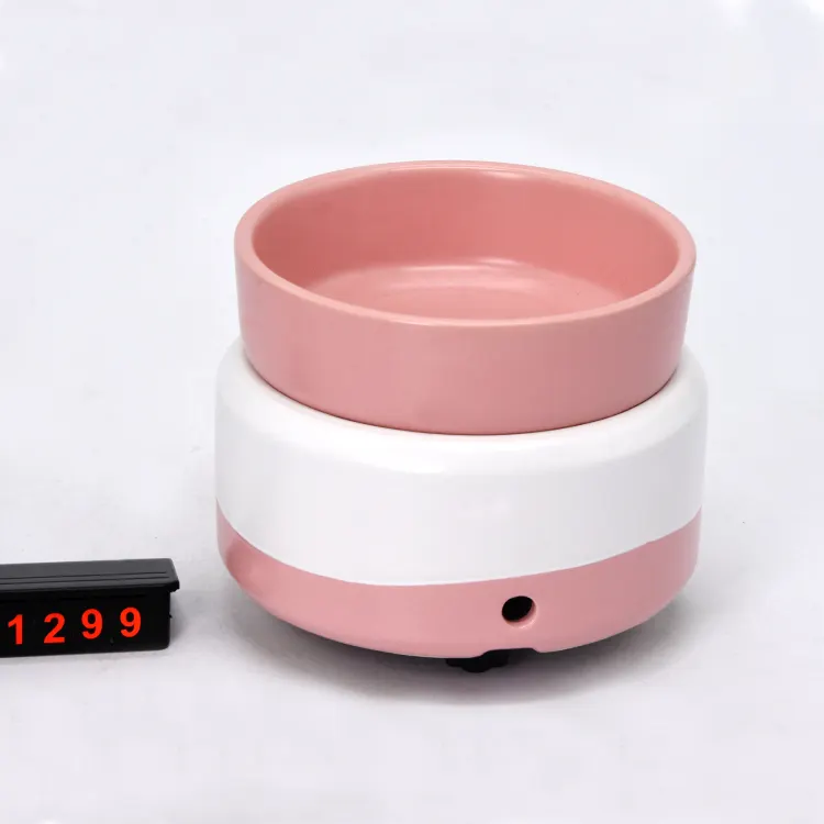 ELECTRIC CERAMIC WAX MELT, ESSENTIAL OIL AND CANDLE WARMER IN PINK