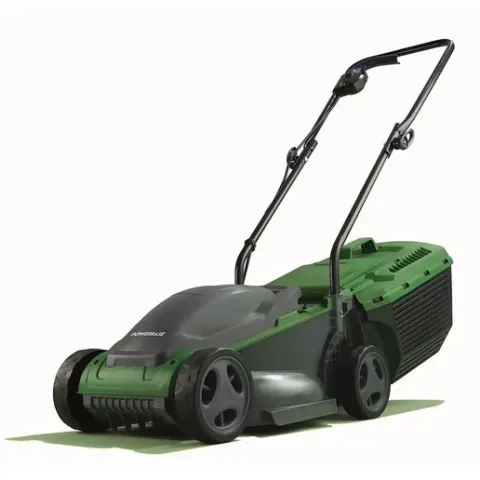 (49/Mez/P5) Lot RRP £164. 2x Powerbase Items. 1x 32cm 1200W Electric Rotary Lawnmower RRP £65. 1x 3