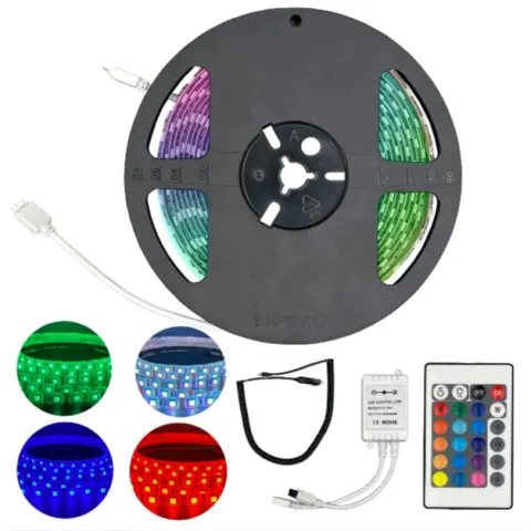 240v 5 Metre IP65 Strip Lights With Remote Control