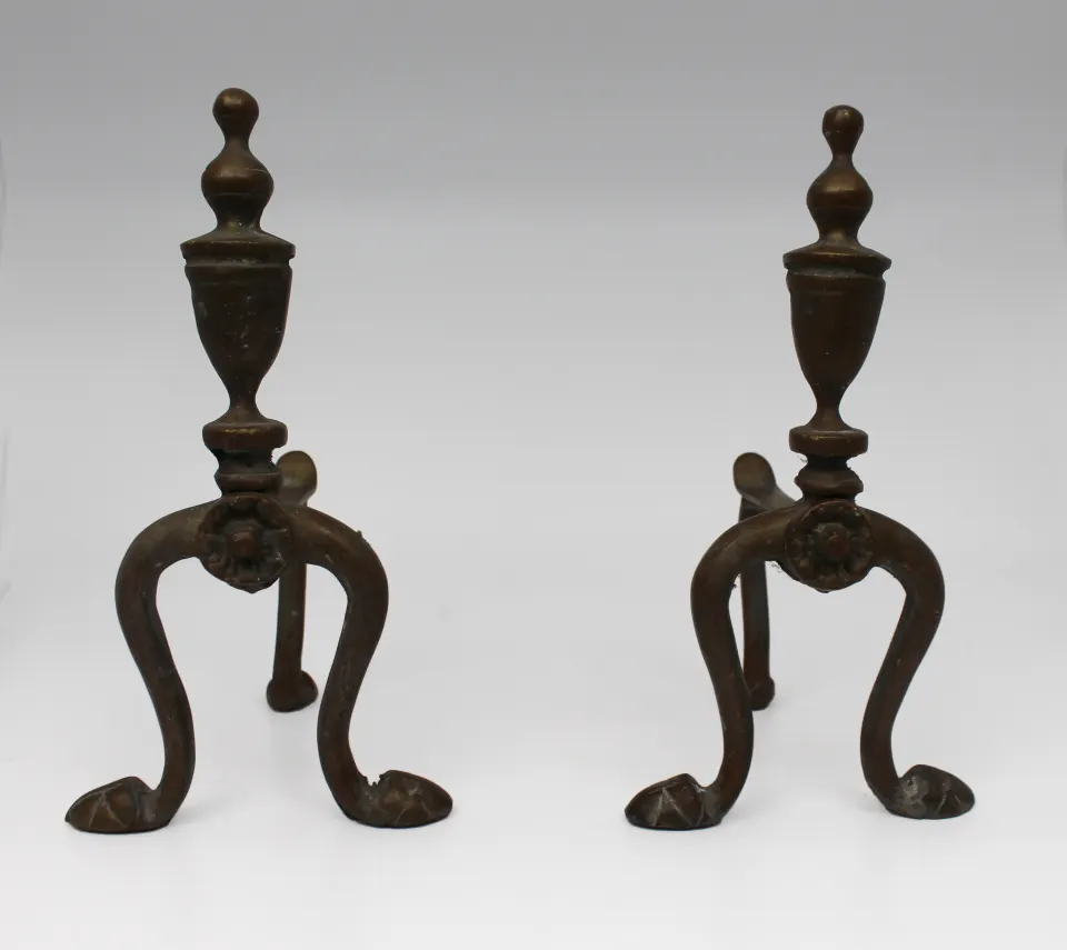 Par of Antique Fire Dogs