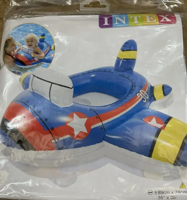 24 X INTEX PLANE/EXCAVATOR/PLANE KIDS CHILDRENS SWIMMING POOL INFLATABLE