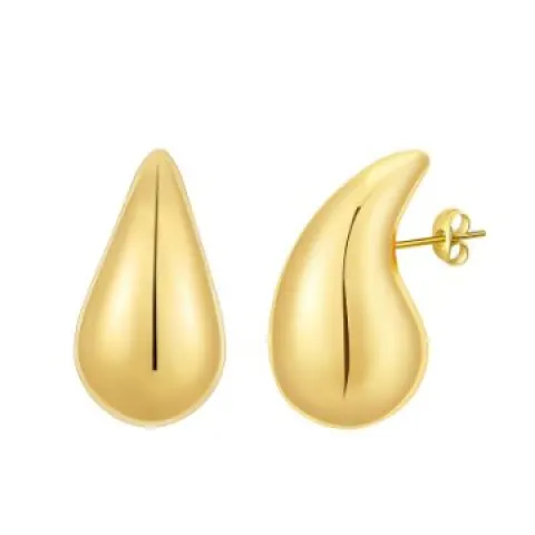 30 x Dupes Chunky Gold Hoop Earrings for Women L14a