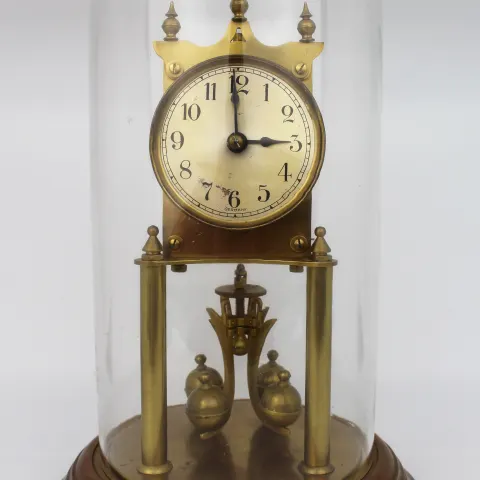 Antique German Domed Anniversary Clock c.1900