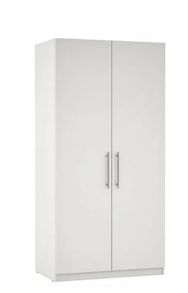 Item Description  -  John Lewis ANYDAY Mix it T-bar Double Wardrobe, Gloss White/Matt White CARCASE