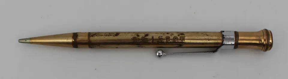 Leopard Spot Rolled Gold Vintage Propelling Pencil