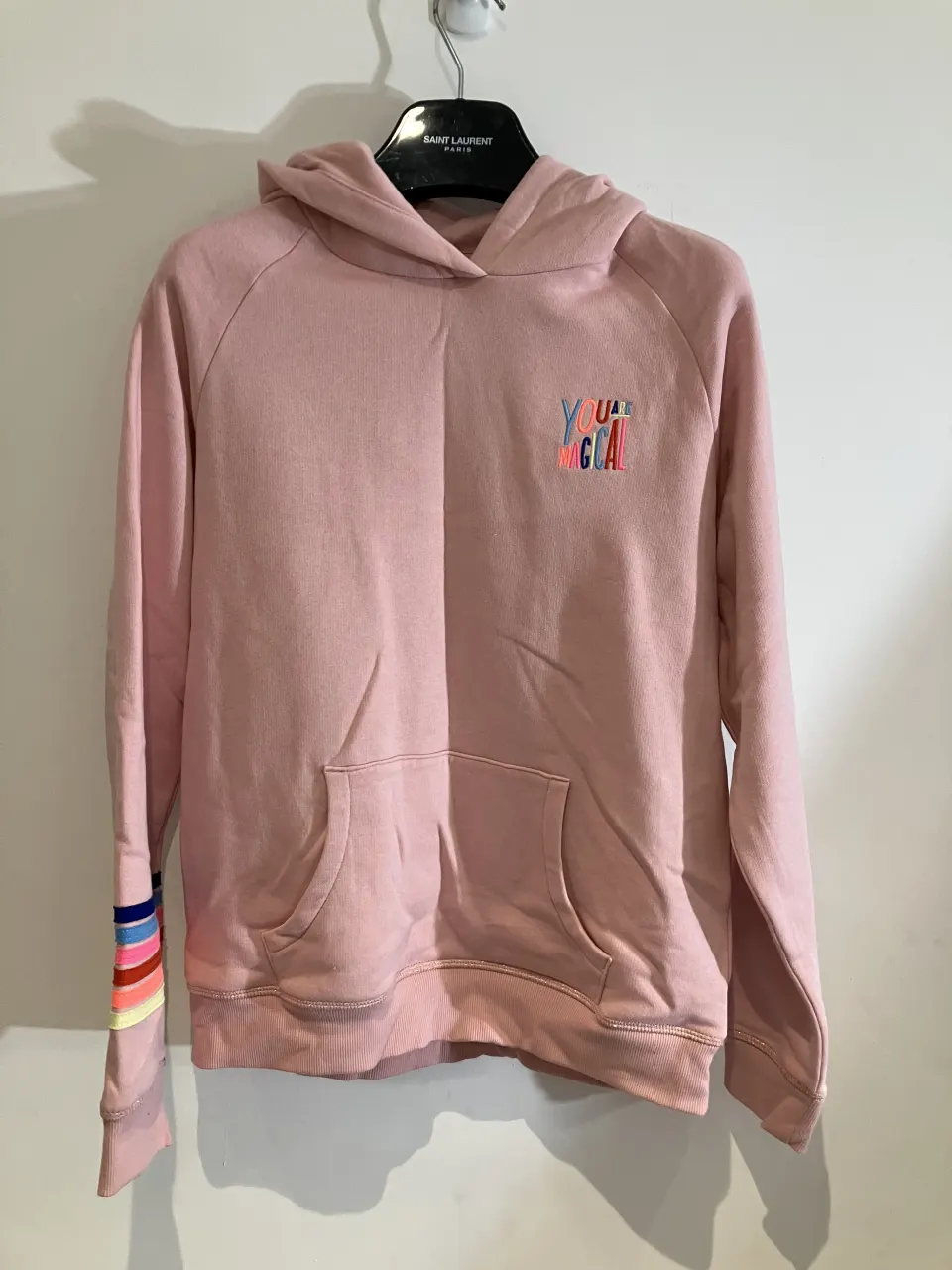 M & S You Are Magical Hoodie worn by a body double