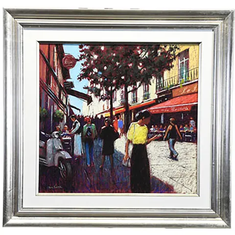 Original Framed Pastel By Tony Rome