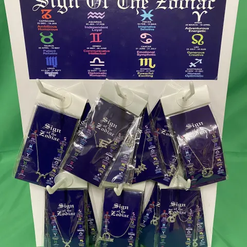 Approx. 30 x Zodiac Star Sign Necklaces